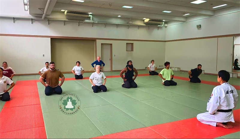 Karate training in Japan with professional instructor at Kung Fu School