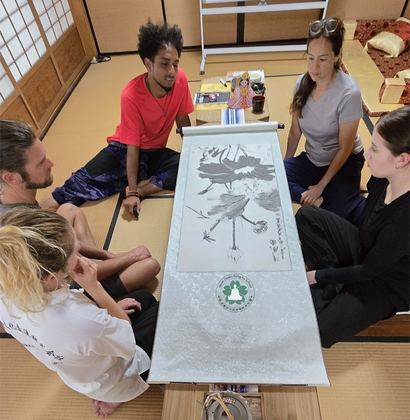 Japan Osaka Kung Fu School Chinese traditional painting appreciation cultural exchange